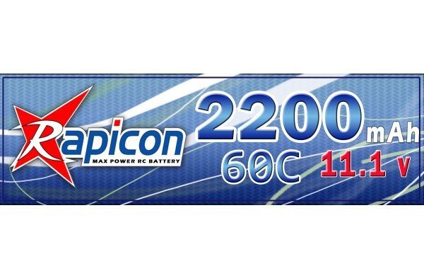 Bateria lipo RAPICON 3s 2200 mah 60c