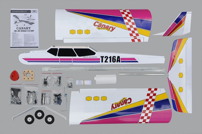 PH003 CANARIO TAMAÑO .46-.55 GP/EP ESCALA 1:6 ARF - Imagen 4