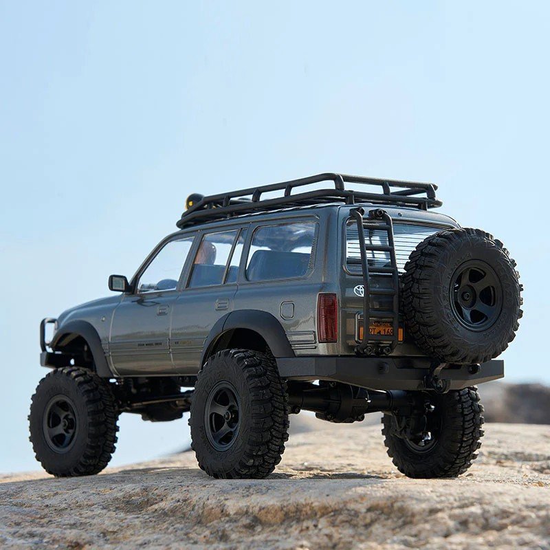 FMS CRAWLER 1/18 TOYOTA LC80 V2 RTR GRIS - Imagen 2