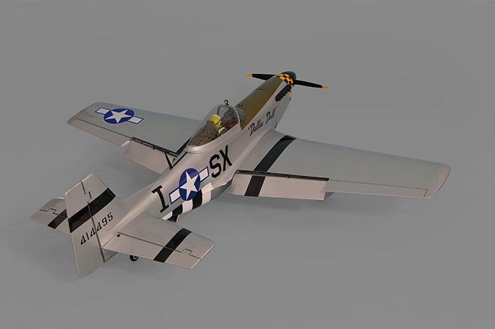 PH205 MODEL MUSTANG P51 GP/EP 50-61CC ESCALA 20% ARF