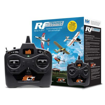 RealFlight Trainer Edition RC Flight Simulator with SLT6 Transmitter-Controller